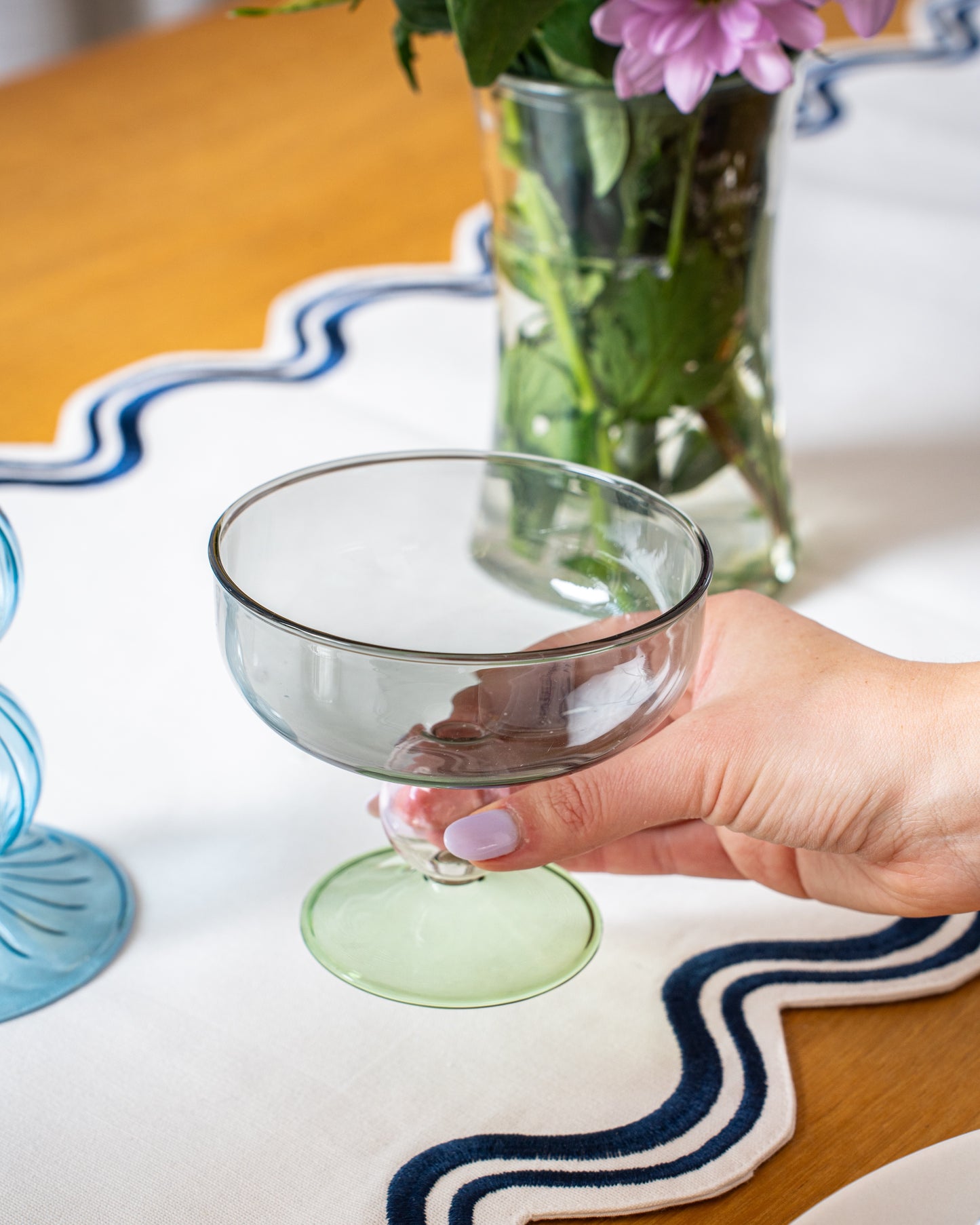 Glass Honey Bowl & Dipper