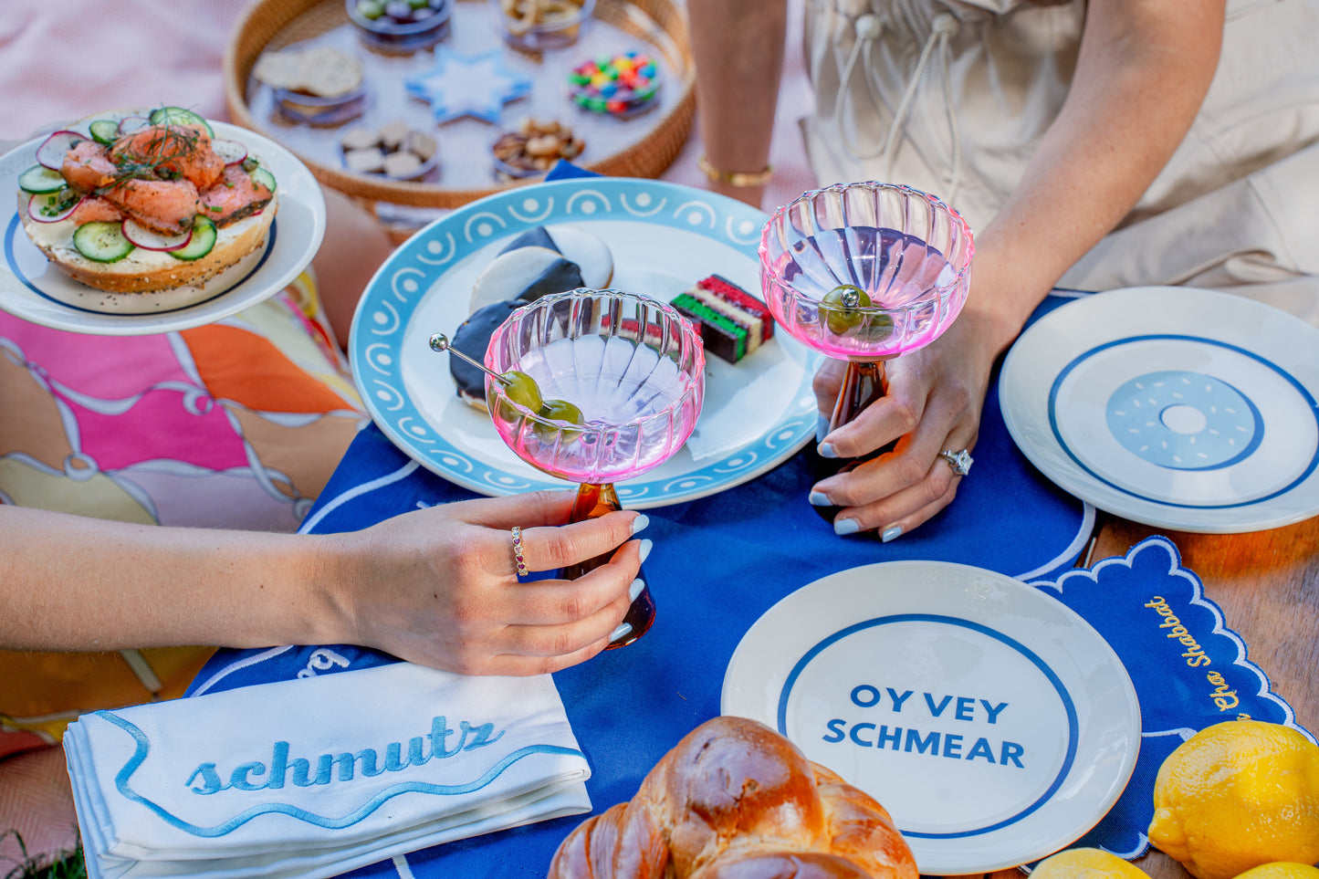 Challah Day Nosh Plates