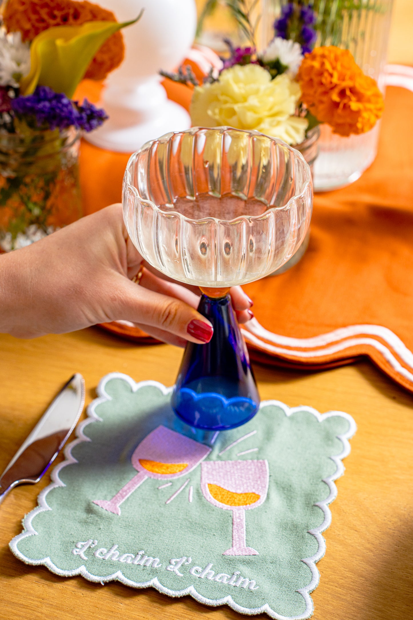 Aperitivo Wine Glasses (Navy)