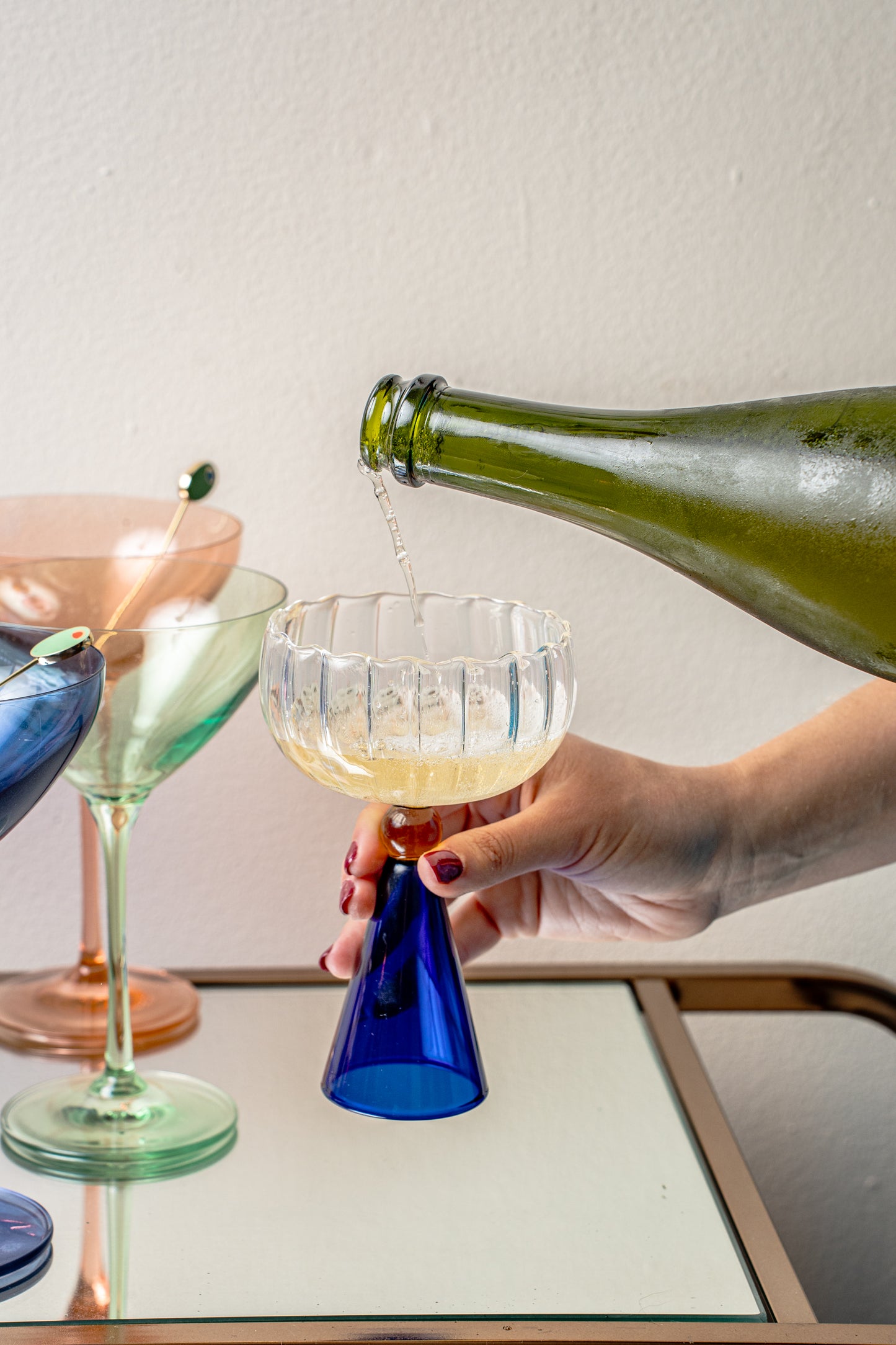 Aperitivo Wine Glasses (Navy)