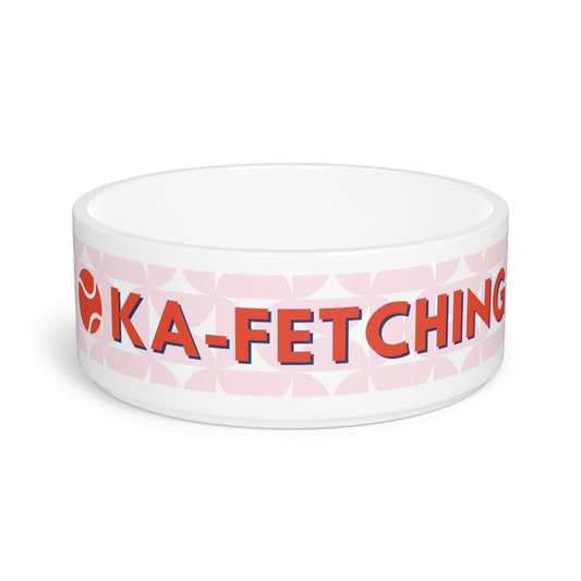 Ka-Fetching Pet Bowl - Pink