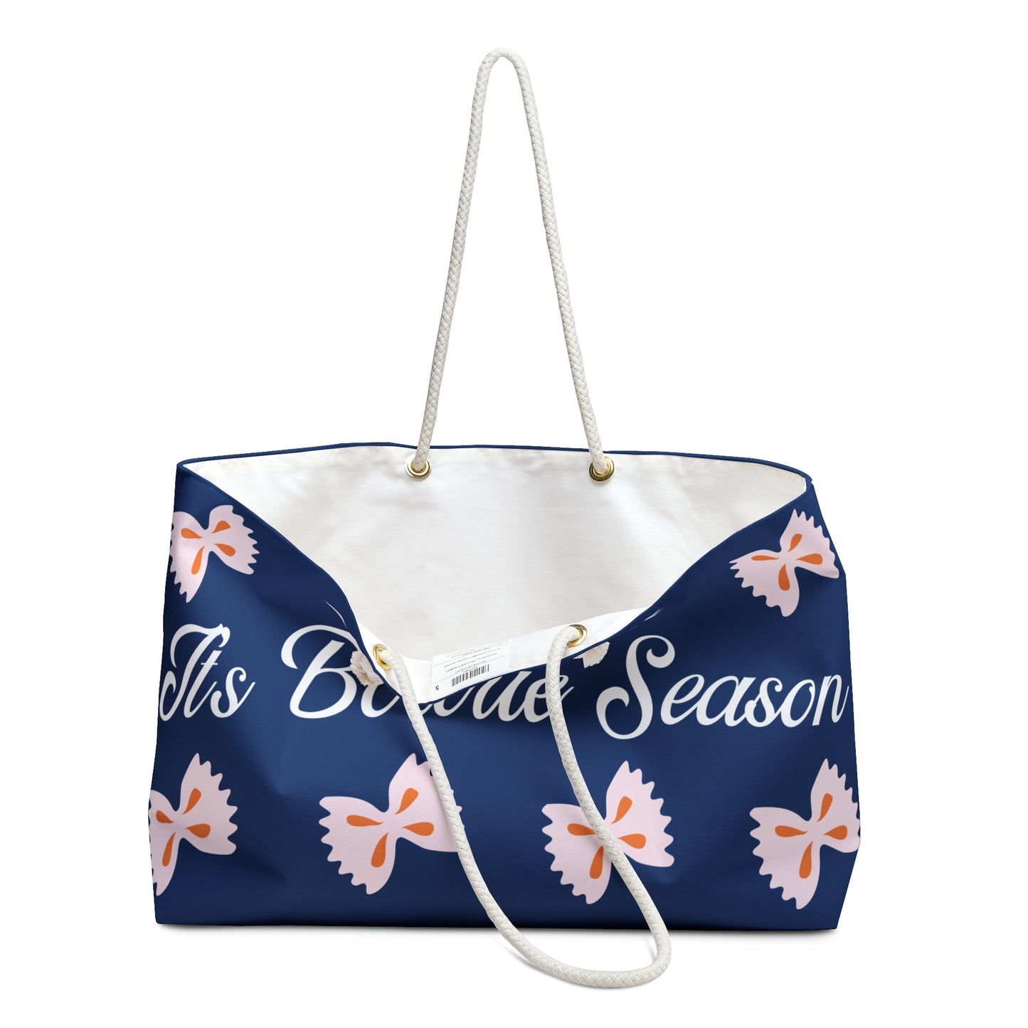 It's Bowtie Season Weekender Tote Bag
