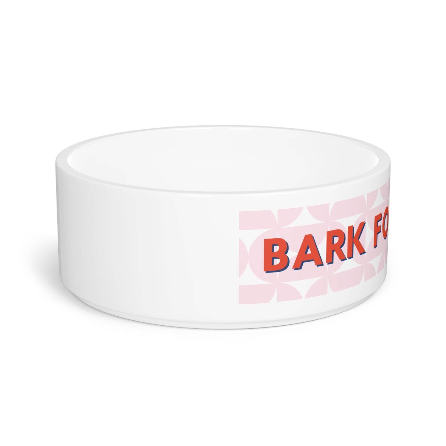 Bark for Bagels Pet Bowl - Pink