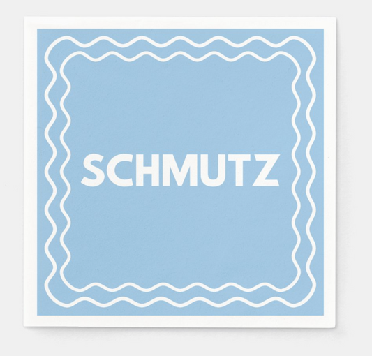 Blue Schmutz Disposable Napkins