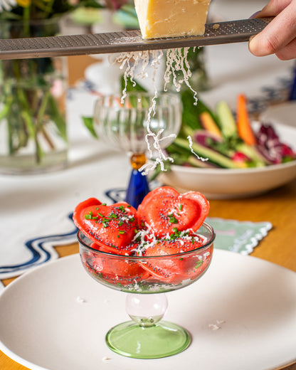 Green Glass Nosh Bowl