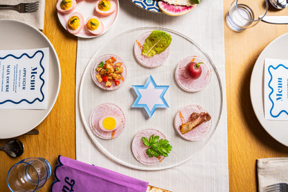 Strawberry Swirl Seder Plate/Holiday Platter