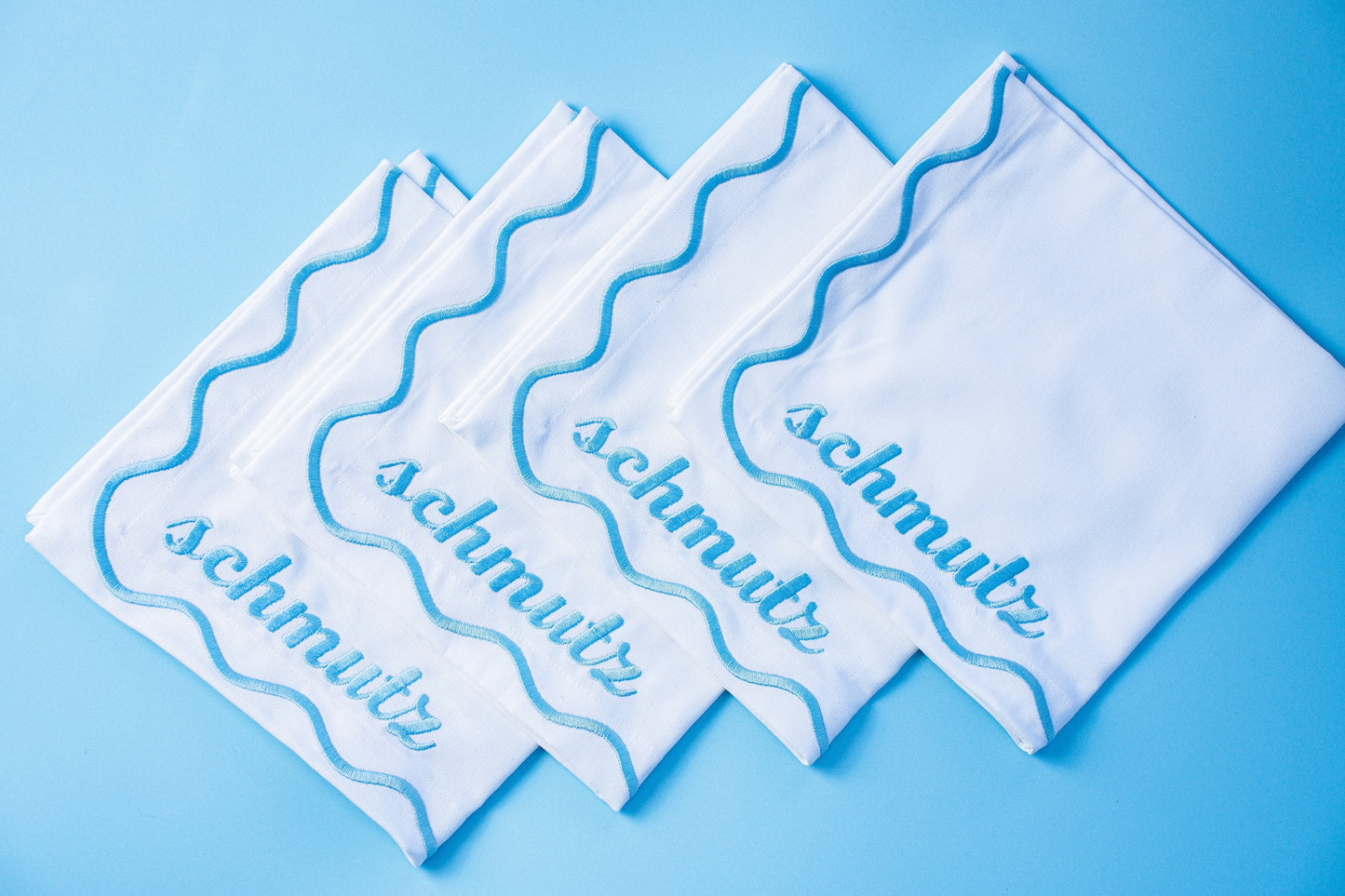 White Schmutz Dinner Napkins