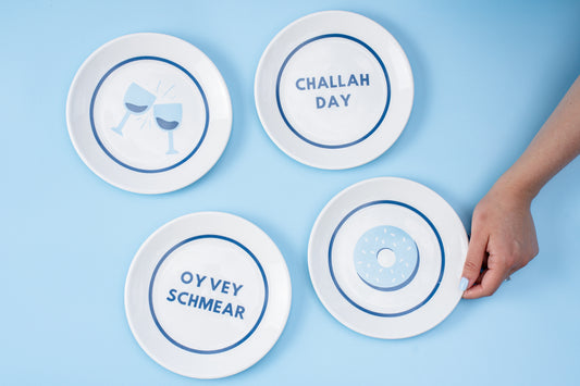 Challah Day Nosh Plates