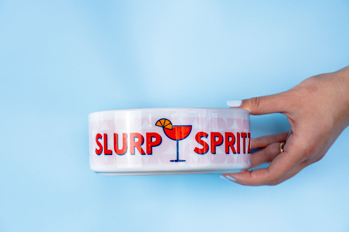 Slurp a Spritz Pet Bowl - Pink