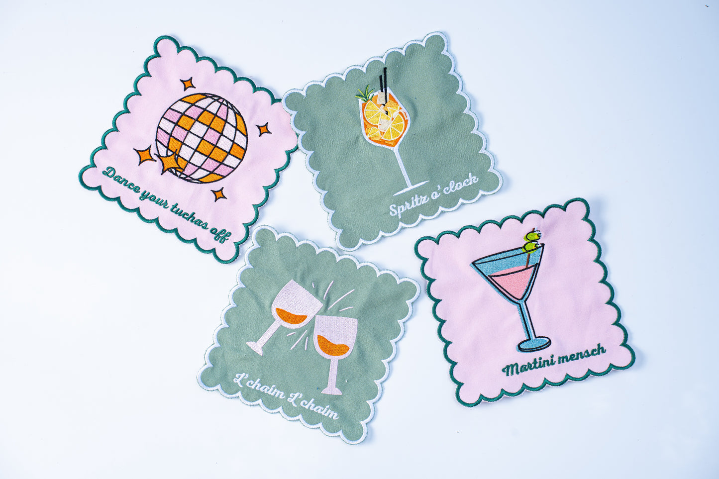 Chutzpah Gift Set - Necklace & Cocktail Napkins *Limited Time*