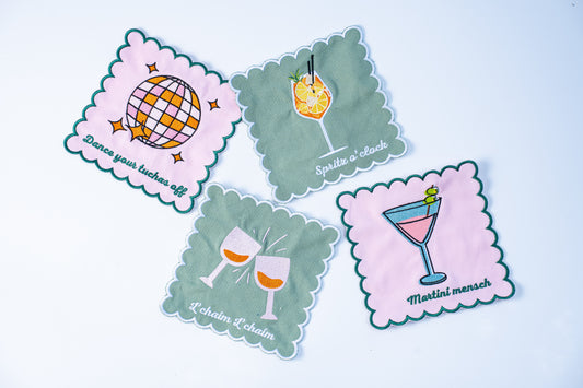 Martini Mensch Cocktail Napkins