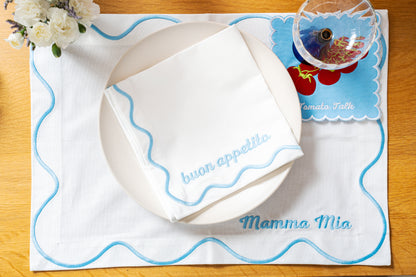 Italian Placemat & Napkin 8-Piece Bundle