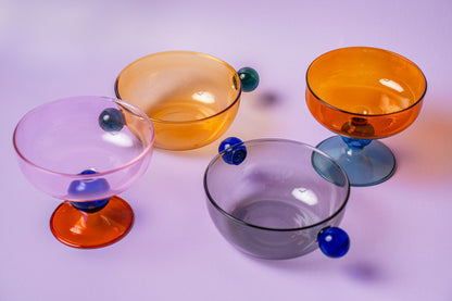 Glass Honey Bowl & Dipper