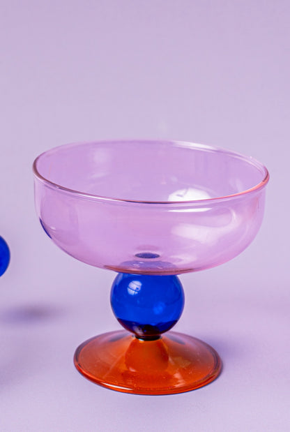 Rose Glass Nosh Bowl