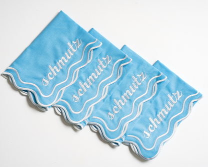 Light Blue Schmutz Dinner Napkins