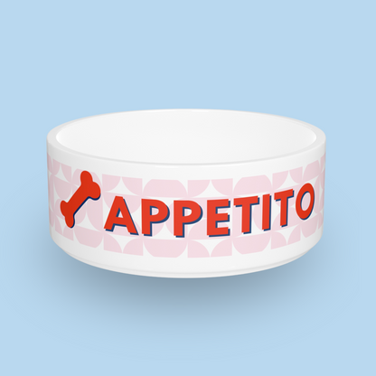 Bone Appetito Pet Bowl - Pink