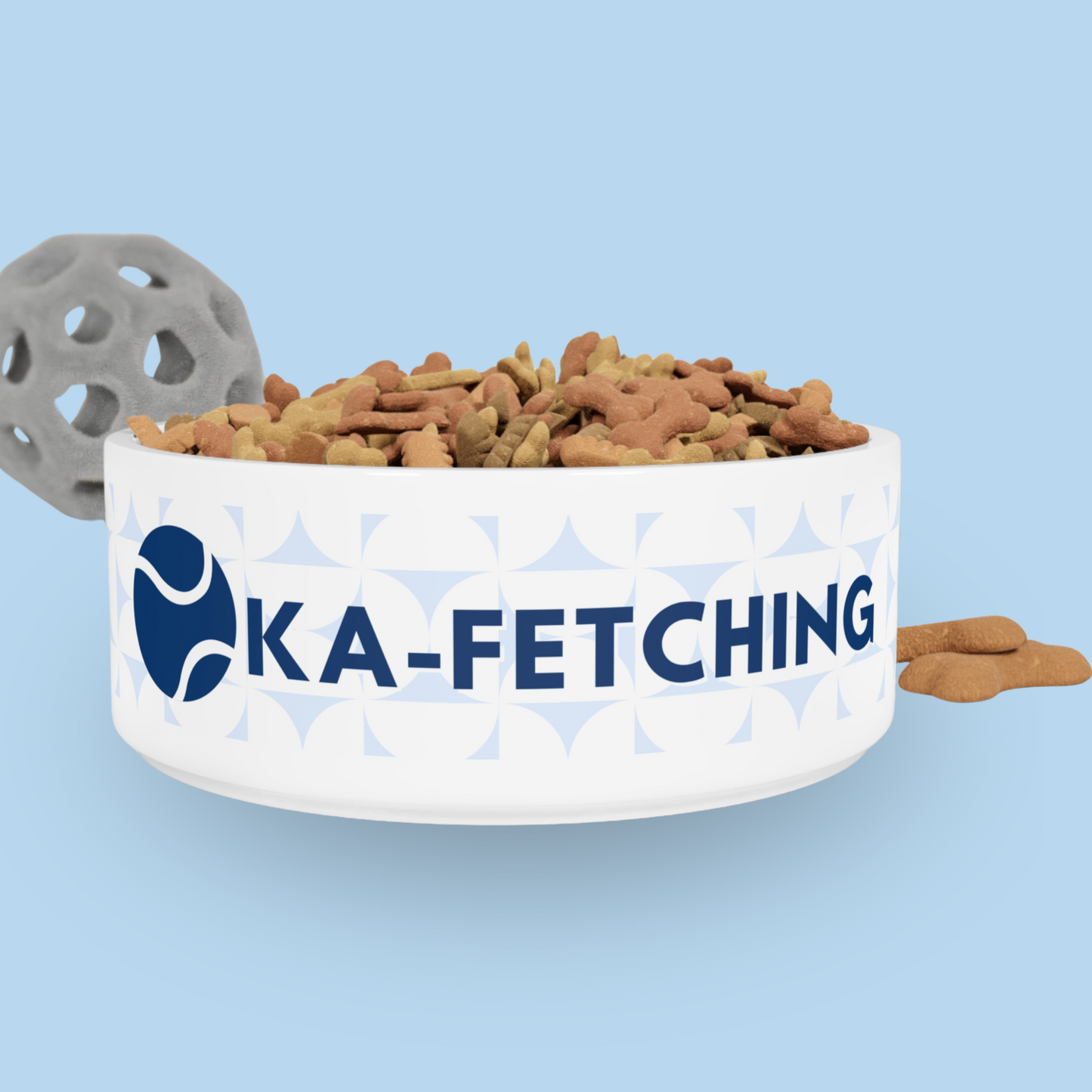 Ka-Fetching Pet Bowl - Blue