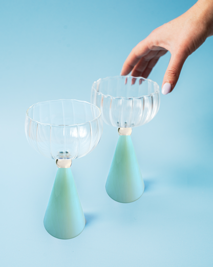 Aperitivo Wine Glasses (Navy)