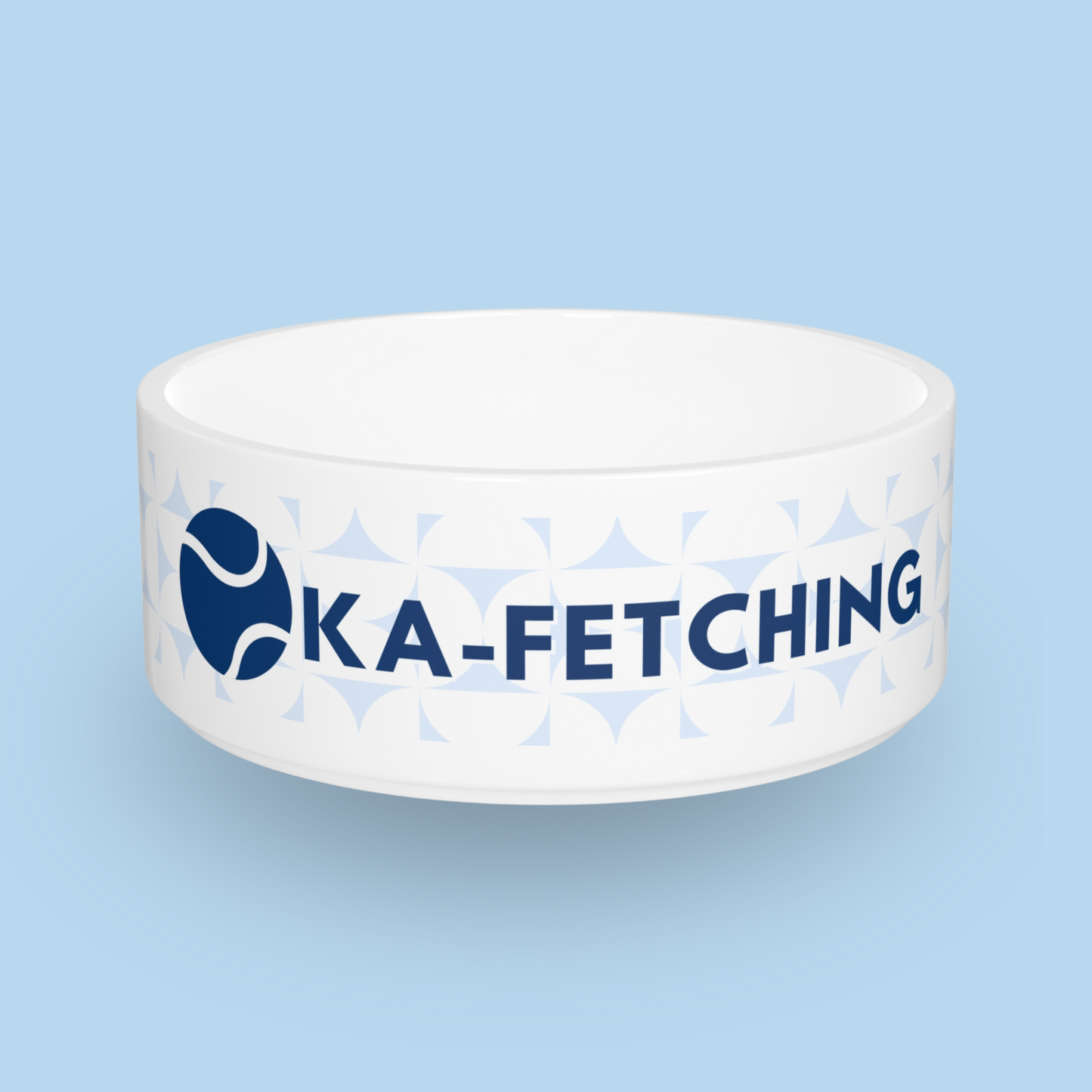 Ka-Fetching Pet Bowl - Blue