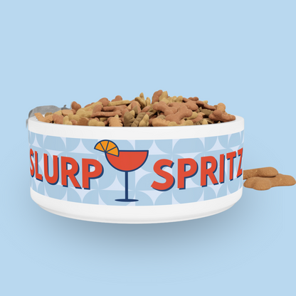 Slurp a Spritz Pet Bowl - Blue