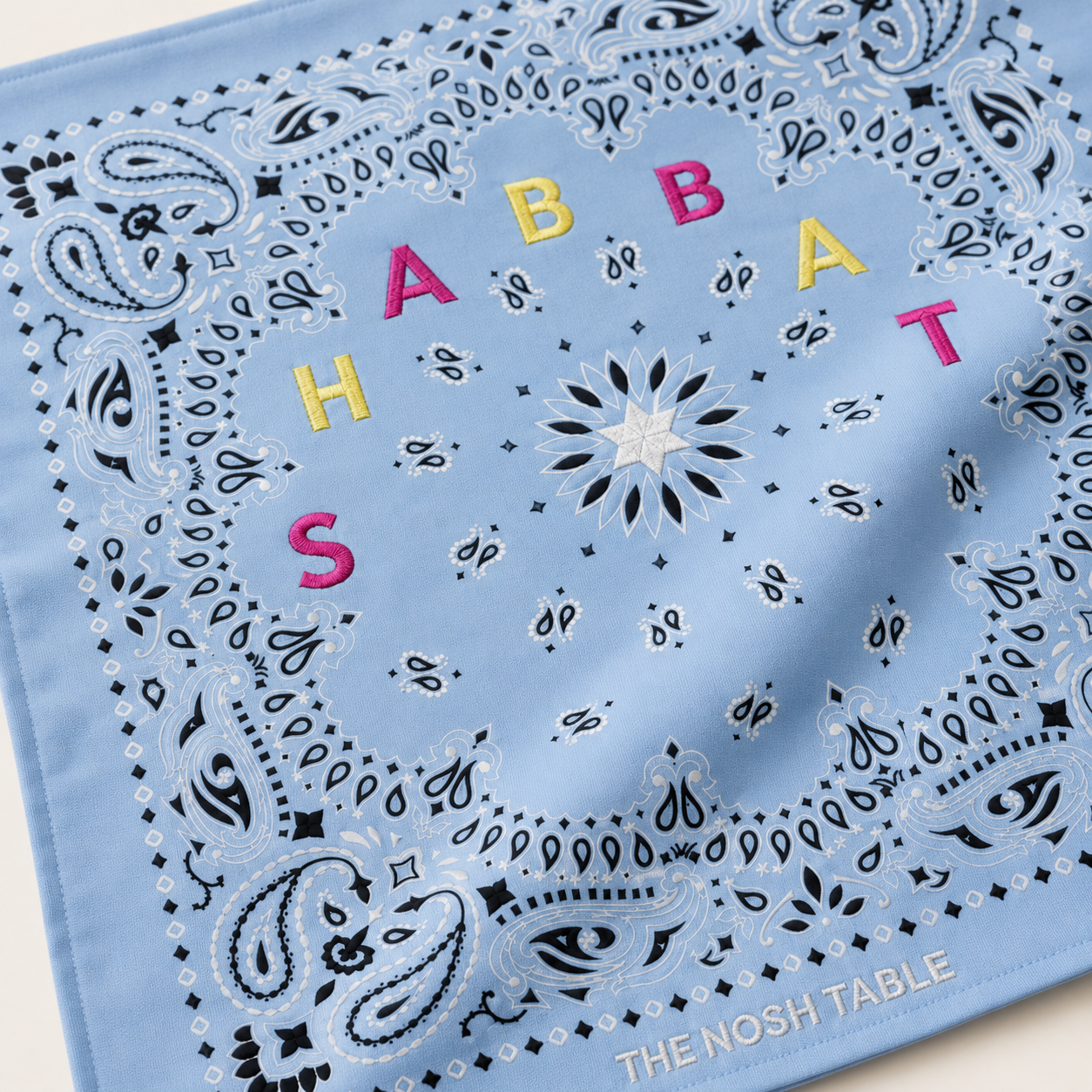 Preorder: Bandana Embroidered Challah Cover