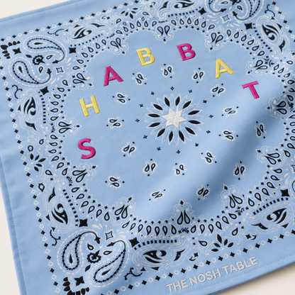 Preorder: Bandana Embroidered Challah Cover