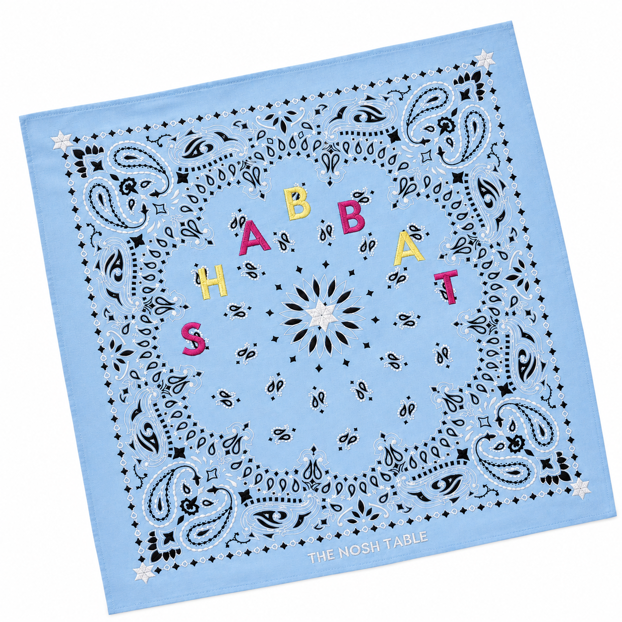 Preorder: Bandana Embroidered Challah Cover
