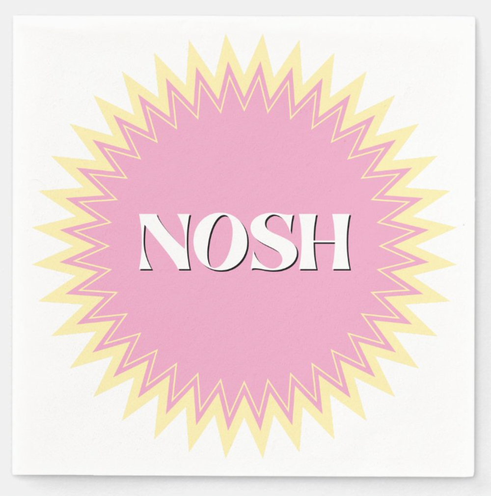 Yellow Nosh Disposable Napkins