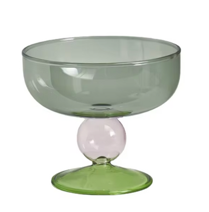 Green Glass Nosh Bowl