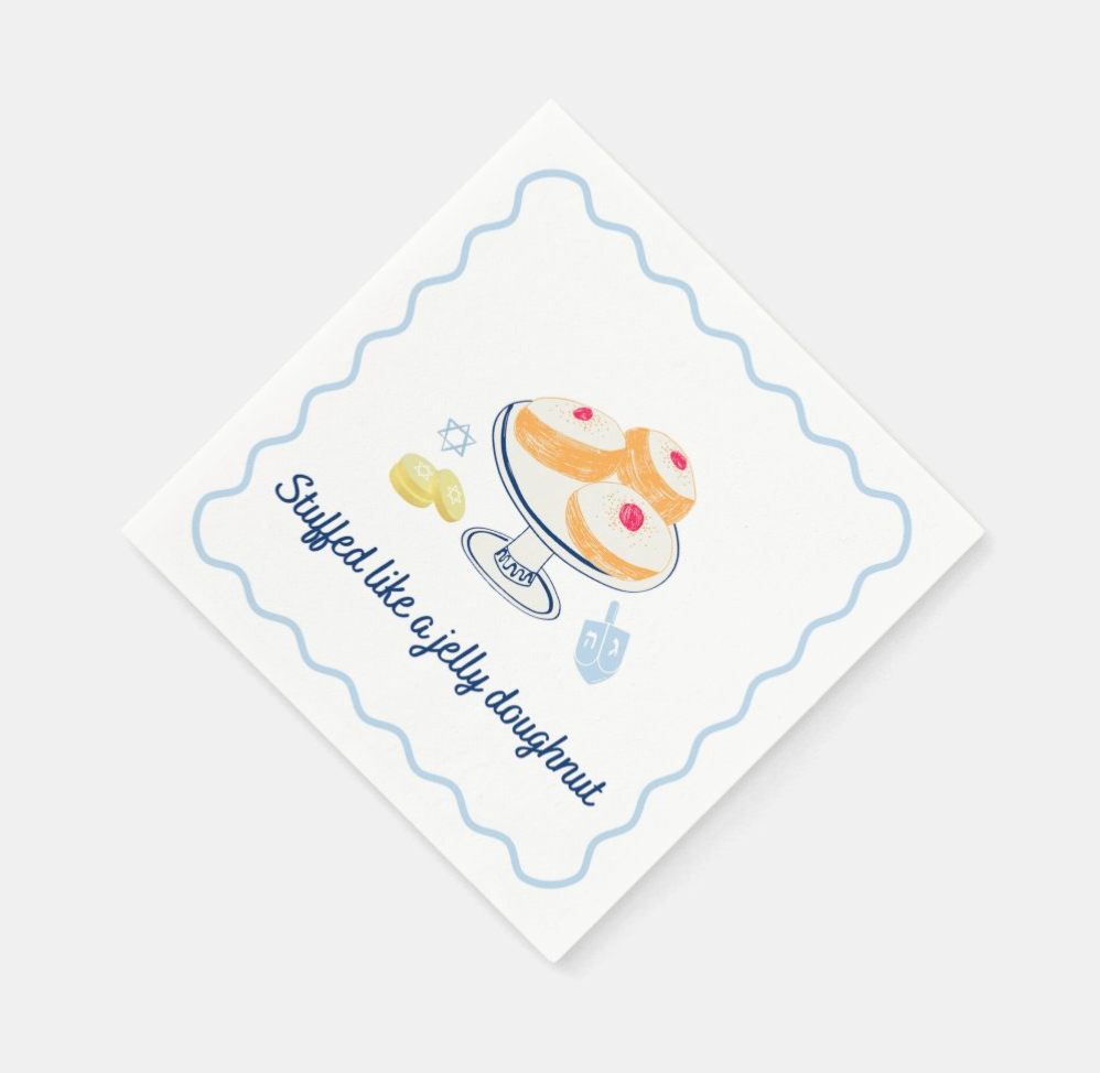 Hanukkah Dessert Disposable Napkins