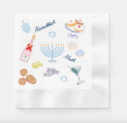 Hanukkah Party Disposable Napkins
