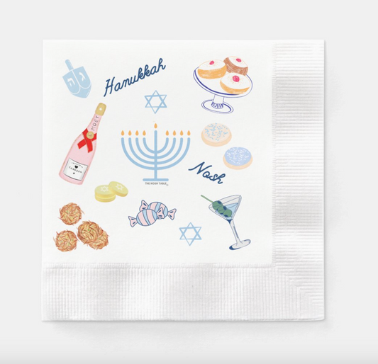 Hanukkah Party Disposable Napkins