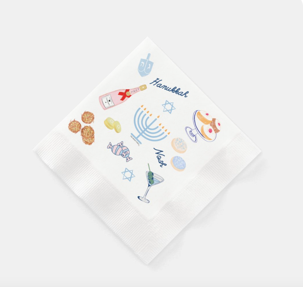 Hanukkah Party Disposable Napkins