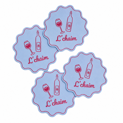 L'Chaim Cocktail Napkins/Coasters