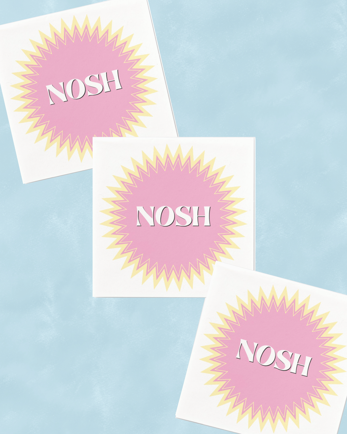 Yellow Nosh Disposable Napkins
